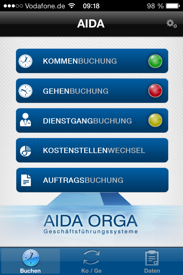 Startbildschirm